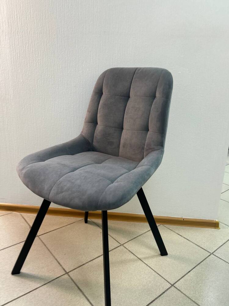 Стул Бест FEDERICA BEIGE каркас черный