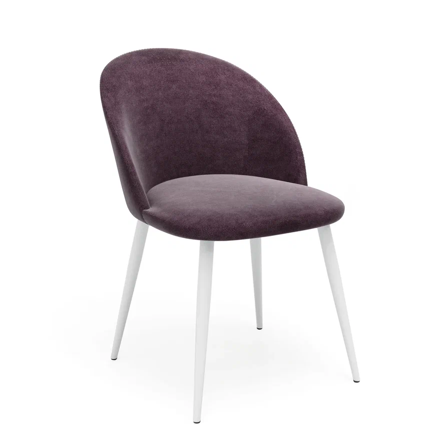 Стул Соло Ultra Plum каркас белый